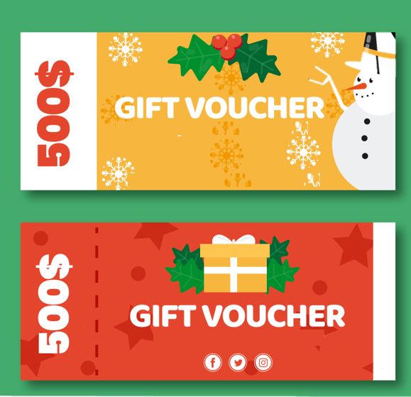 Christmas gift vouchers