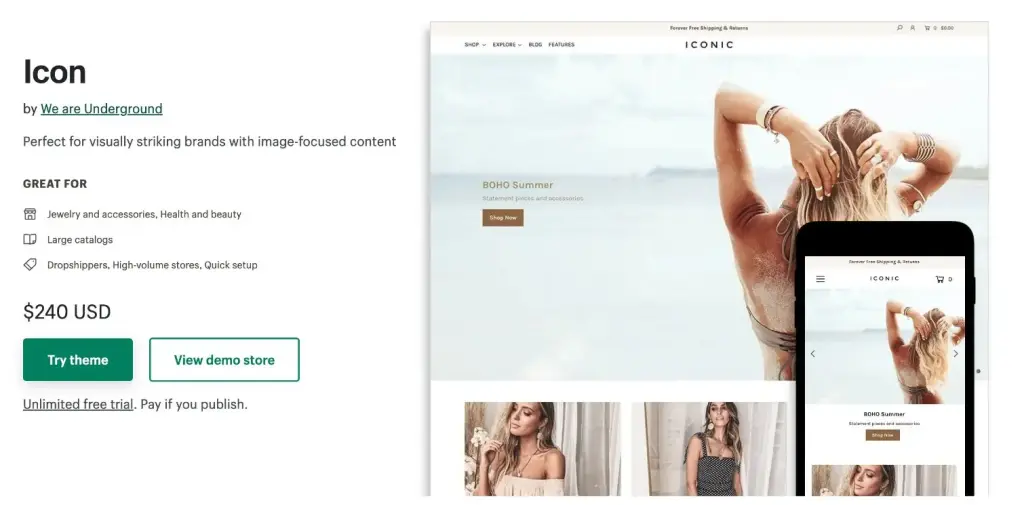icon theme - For Innovative and Creative stores