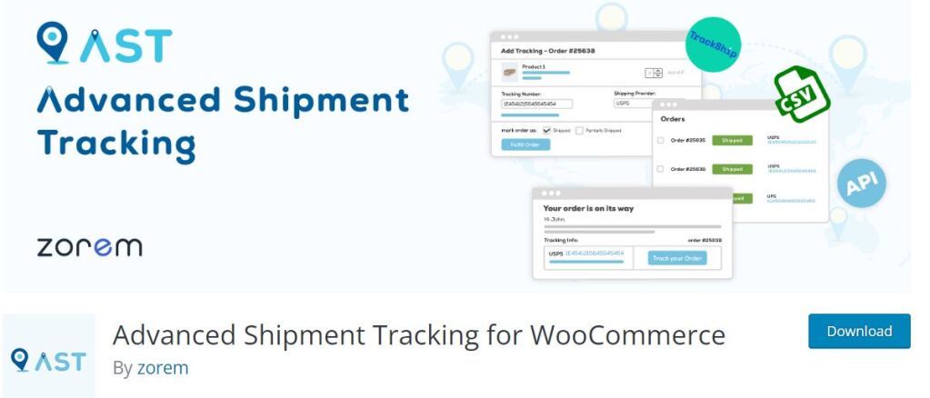 Advanced Shipment Tracking for WooCommerce