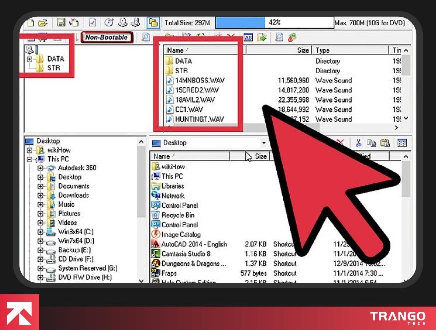 open iso file contents
