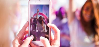 Prevent content on photo sharing app