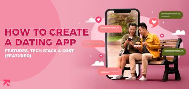 featured image of a blog on how to create a dating app