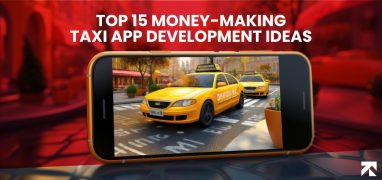 blog banner of taxi app development ideas