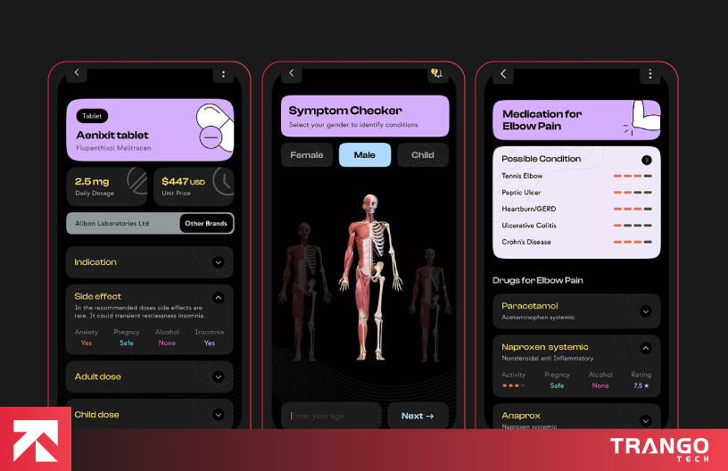 illustrating disease management app