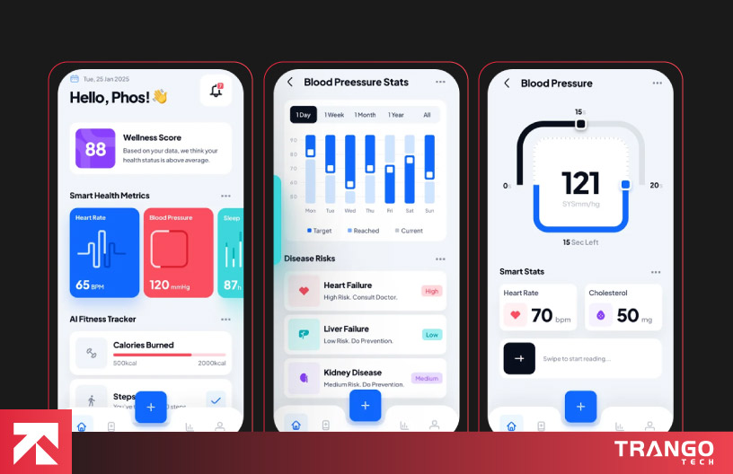 illustrating health condition checker app