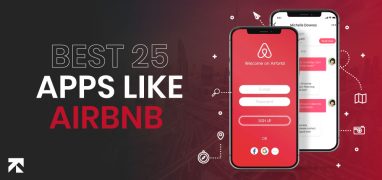 blog banner of top 25 apps like airbnb