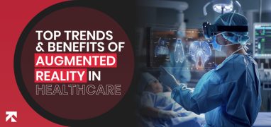 blog banner of augmented reality in healthcare