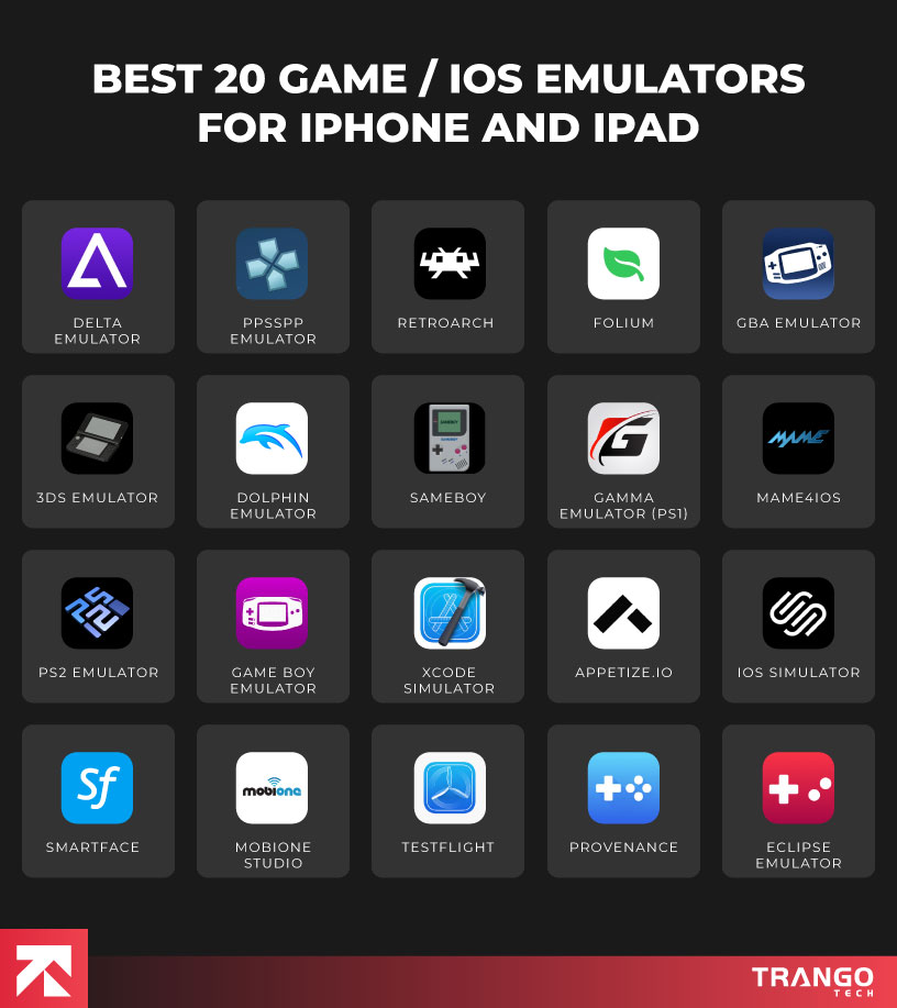 best 20 iOS game emulators