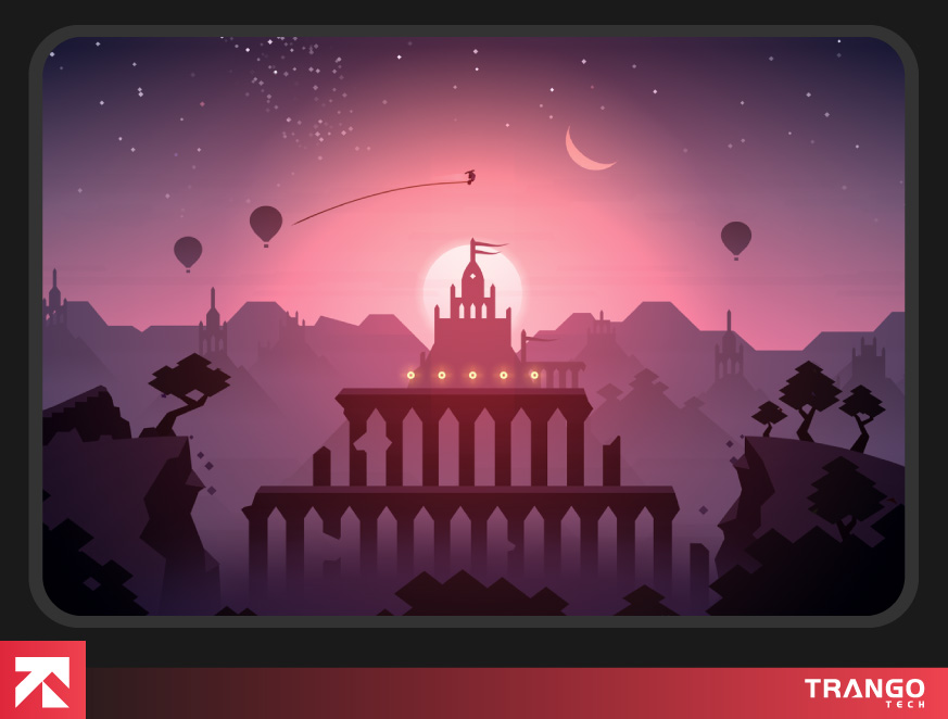 showing gameplay screen of alto's odyssey on android