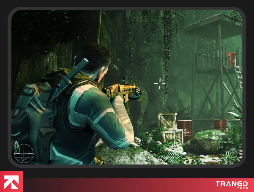 showing gameplay screen of Cover Fire on android