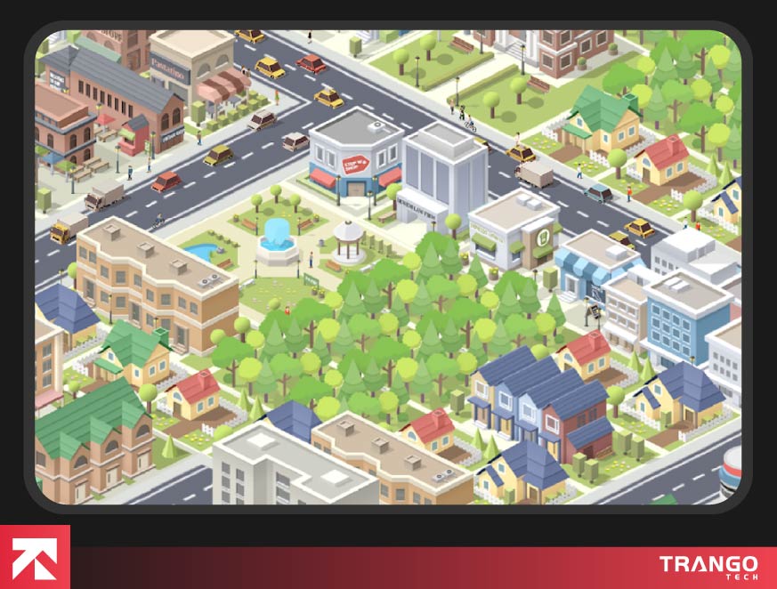 showing gameplay screen of Pocket City on android