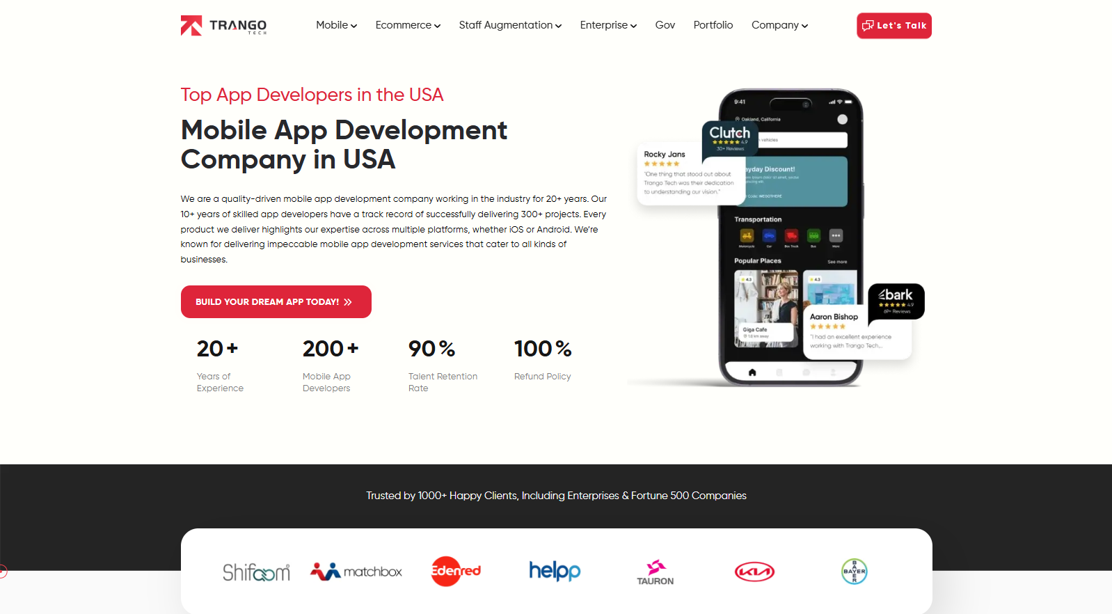 Trango Tech - a leading builder.ai alternative