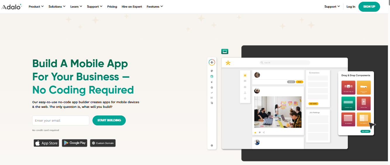 adalo - in comparison with builder.ai