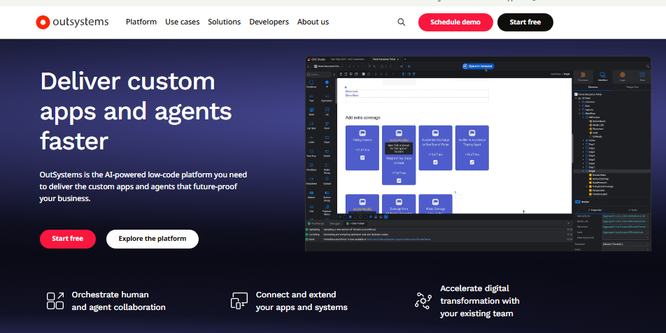 outsystems - in comparison with builder.ai