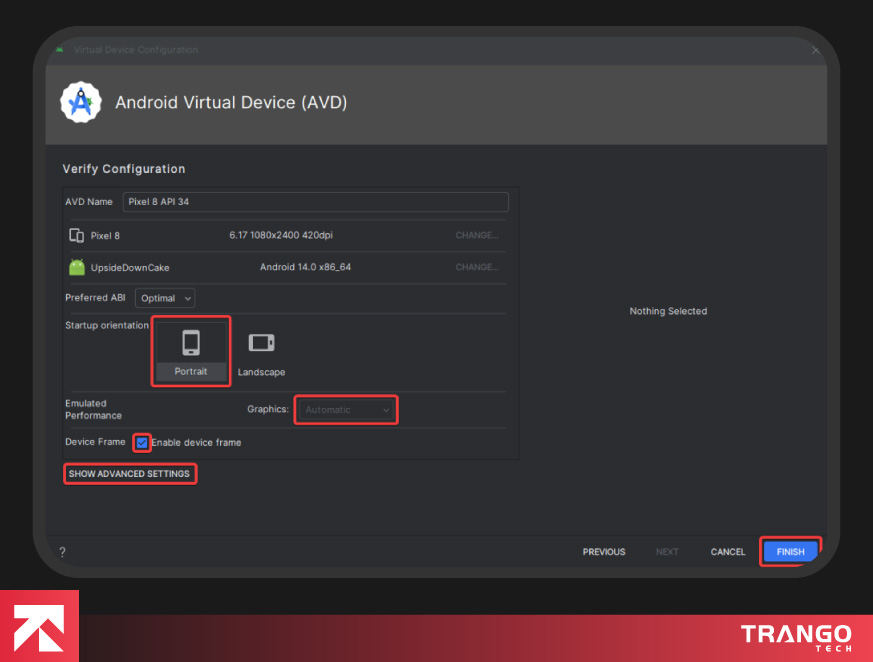 running the emulator