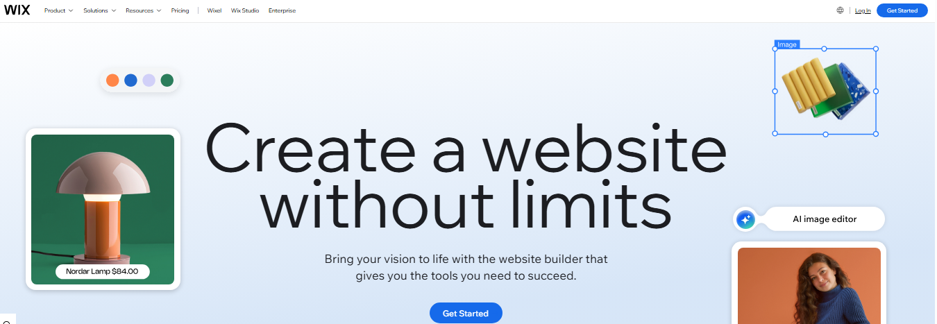 wix - in comparison with builder.ai