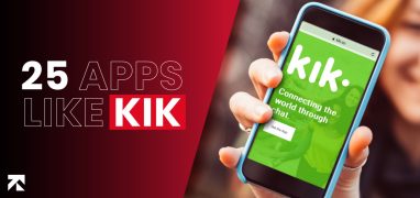 blog banner of top 25 Apps like kik