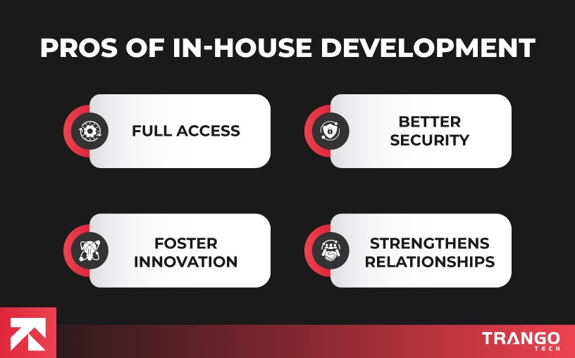 pros of inhouse development