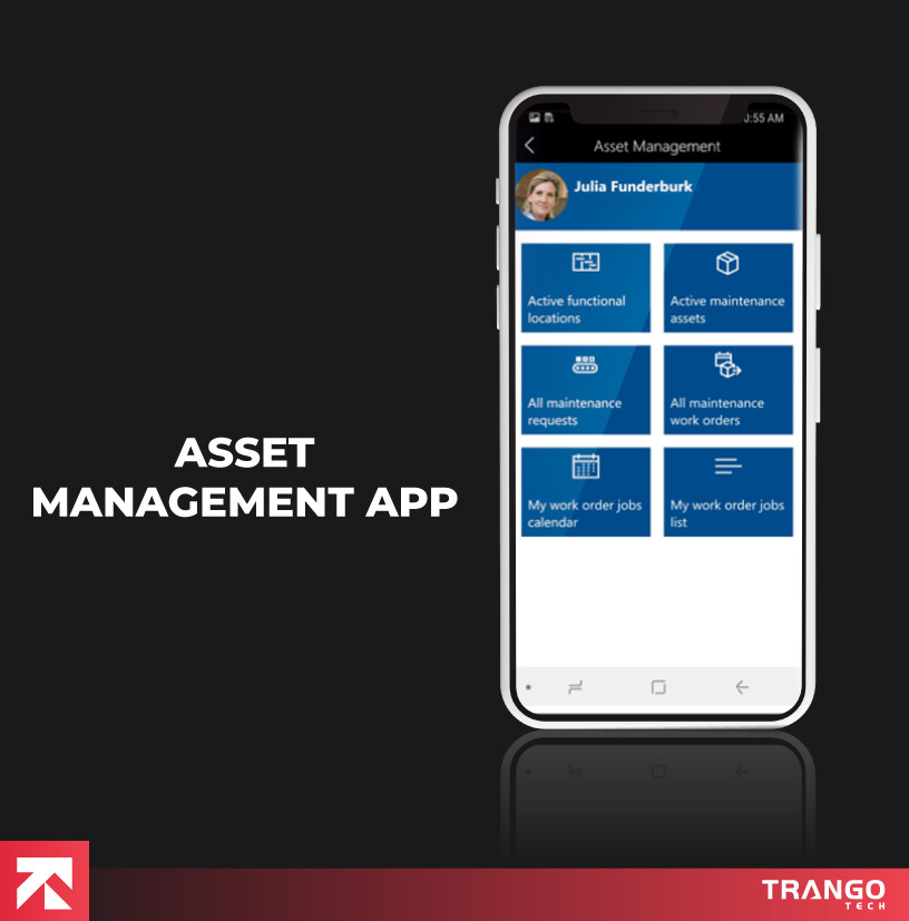 asset management app image. It is one of power apps examples