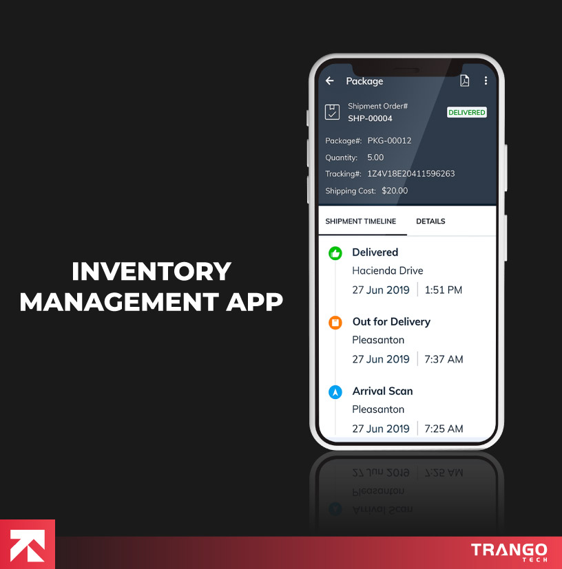 inventory management app built with power apps image