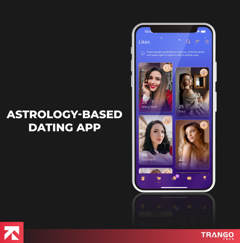 Astrology-Based Dating App with zodiac matches by Trango Tech.