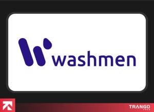 logo for washmen which is a laundry app, if you live alone its a must have app in dubai to make life easy
