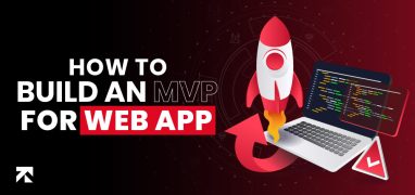 blog banner of how to build an MVP for web app