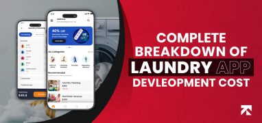 blog banner of laundry app development cost