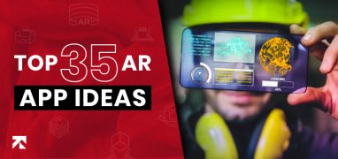 blog banner of top 30+ ar app ideas