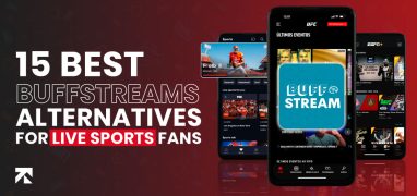 banner for 15 best buffstreams alternatives for sports fans