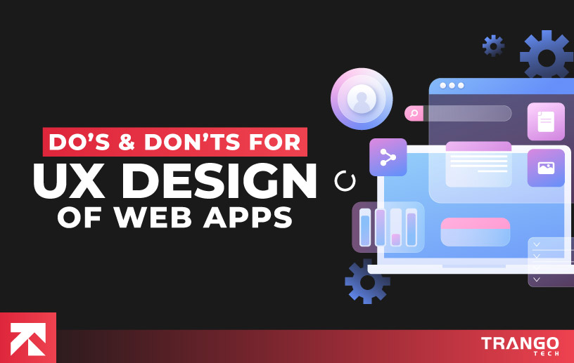 Do's and Don'ts for UX design of web app