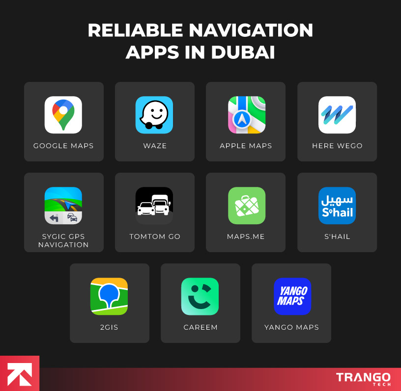 top 11 navigation apps in dubai 