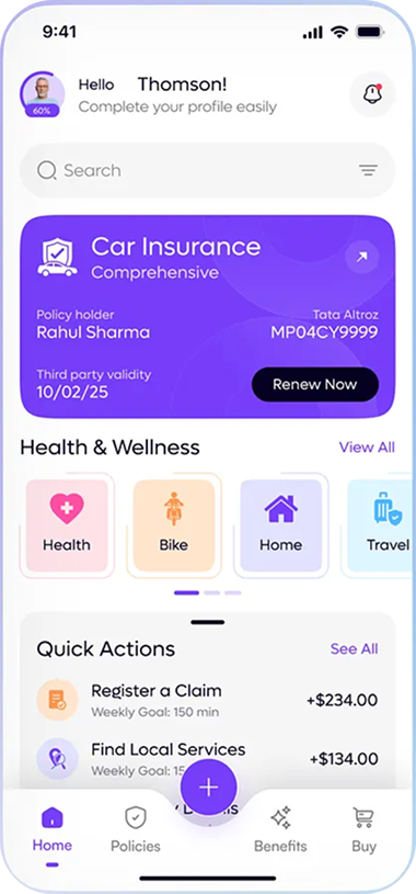 Insurance Agent App